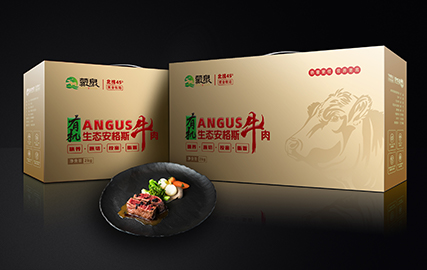 蒙泉·內(nèi)蒙牛羊肉品牌包裝設計
