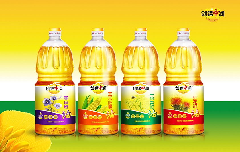 新疆創(chuàng)錦中潤糧油品牌設計